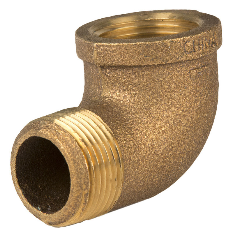 Champion - 3/4 X 3/4 or 1/2 Brass Non-Swivel Fitting FHT X Male or FPT